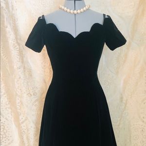 Vintage Velvet Cocktail Dress